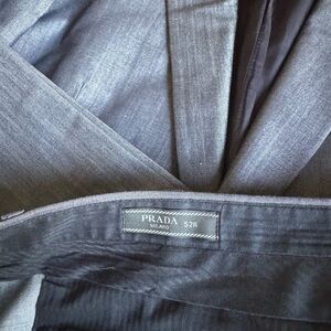 Prada Men's Gray Suit Set